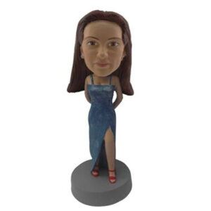 Rochie albastra 2 statueta pentru ea